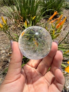 High Quality Clear Quartz Sphere | Natural Crystal Ball | Polished Quartz,A545